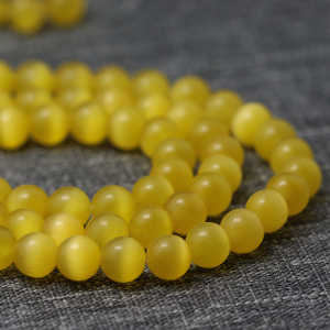 天然黄猫眼石 散珠水晶冰种玛瑙隔珠diy配饰隔珠手工串珠手链项链