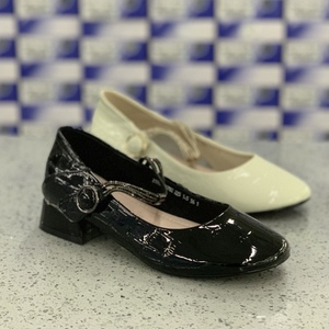 头层牛皮漆皮299广州佰莉文软底软面女鞋36782