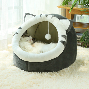 猫窝四季通用半封闭式冬季保暖幼猫可拆洗宠物猫咪窝猫床猫屋