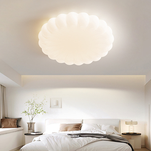 红品爱家饼干卧室灯奶油风法式全光谱儿童房现代简约主卧吸顶灯具