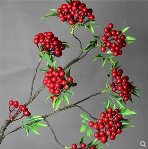 小红果仿真花
