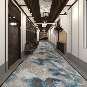 酒店地毯满铺定制走廊地毯工程地毯客房走道大厅宴会厅满铺毯定制