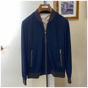 22正品路卡迪龙专柜薄商务免烫男外套夹克纯色上衣休闲151211015