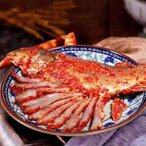 贵州俺鱼特产凯里黎平腌鱼苗侗族风味酸辣鱼农家腌制辣椒鱼500g