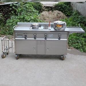 简易烧烤燃气出摊移动铁板豆腐小吃车摆摊串串路边摊冷面小型美食