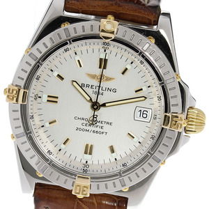 日本直邮二手正品真品breitling百年灵callisto系列18k金石英男表