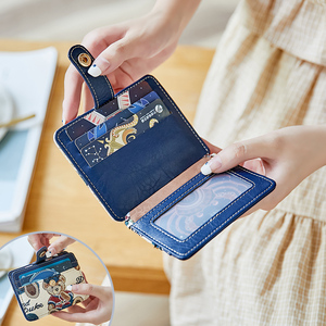 小卡包女小巧超薄迷你钱包女式大容量可爱韩国驾驶证卡片套证件包
