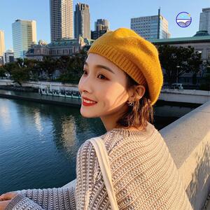 适合短发戴的帽子2021年爆款女贝雷帽秋冬季韩版小头百搭文艺甜美