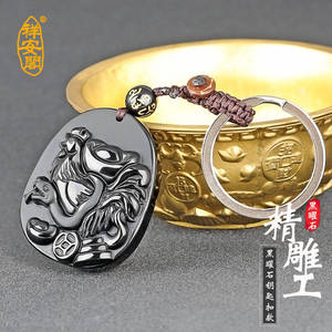 祥安阁鸡蛇拱禄吊坠2021牛年属蛇吉祥物开旺运挂饰品生肖佩戴男女