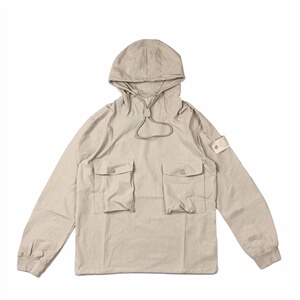石头岛stone island新品幽灵系列黑白标连帽外套薄款卫衣长袖夹克