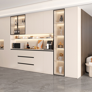 轻奢入门鞋柜餐边柜一体靠墙进门客厅小酒柜隔断柜简约现代玄关柜