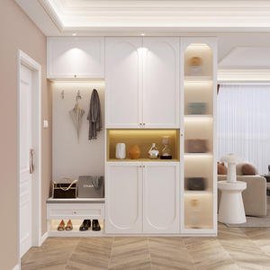 鞋柜玄关柜可挂衣