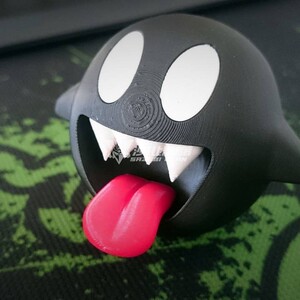 任天堂马里奥周边boo 黑白小幽灵周边玩具摆件手办▲沙扎比部落