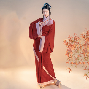 南雅集【卫夫人】复原款垂胡袖复原曲裾