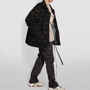 fear of god第六季fog主线满印logo夹克高街宽松尼龙外套男女棉服