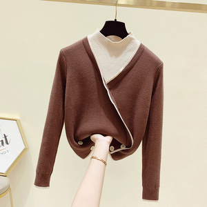 假两件毛衣女长