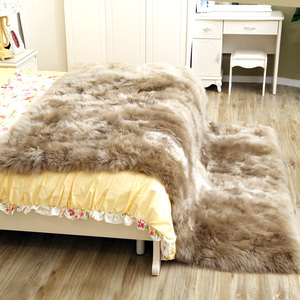 羊毛床褥子真皮毛一体单双人加厚冬季羊羔绒羊皮床垫1.8m1.5米