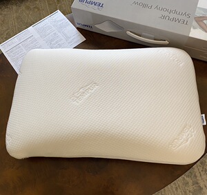 丹麦原装进口tempur慢回弹记忆棉欢悦感温千禧新月枕头护颈椎侧睡