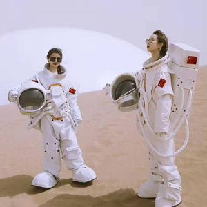 网红宇航服拍照卡通人偶服航天员成人儿童表演玩偶服装仿真太空服