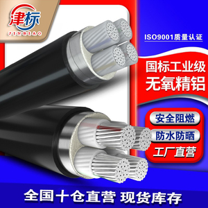 国标铝芯电缆16 25 50 95 120 150平方三相铝电缆4芯电缆线四芯
