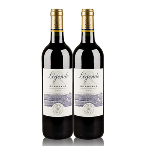 法国拉菲传奇干红葡萄酒Lafite波尔多红葡萄酒红酒750ml双支原瓶