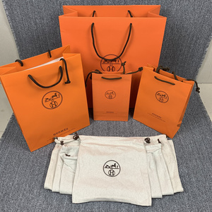 hermes爱马仕纸袋香水口红礼品袋包装丝带包包手提袋子防尘袋布袋