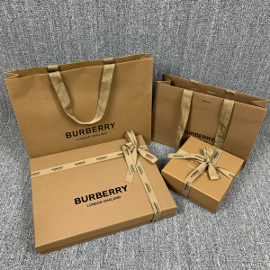 burberry巴宝莉专柜围巾盒子衬衫衣服礼盒皮带包装腰带礼品袋纸袋