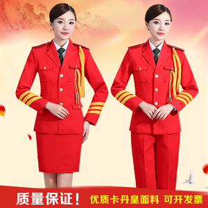 鼓乐队服装套装男女文艺兵演出服鼓乐队军乐队文工团礼服空姐制服