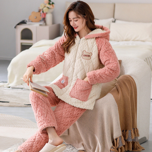 芬腾睡衣冬季女加厚