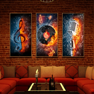 酒吧ktv装饰画性感美女清吧酒馆个性创意挂画美式工业风墙面壁画