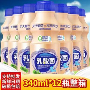 新货原味胃动力乳酸菌340ml*12瓶益生元早餐牛奶饮料酸奶包邮整箱