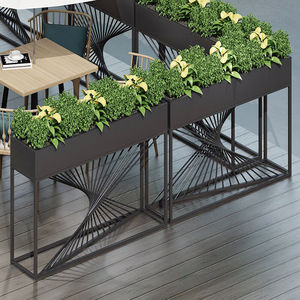 户外隔断花槽餐厅栅栏铁艺外摆围栏商用奶茶店门口装饰绿植花架