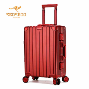 seoseoo南澳袋鼠拉杆箱钛镁合金万向轮登机箱24寸学生密码箱静音