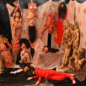 万圣节恐怖道具鬼屋酒吧装饰 整蛊丧尸吊鬼行尸走肉 密室逃脱尸体