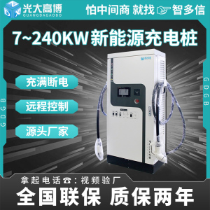 新能源7/60/240KW电动汽车通用充电桩枪器家用通用交流直流充电站