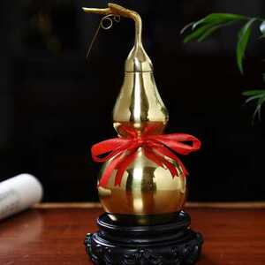 纯铜开口葫芦  堂口用品镇堂开盖散叶葫芦出马法器.