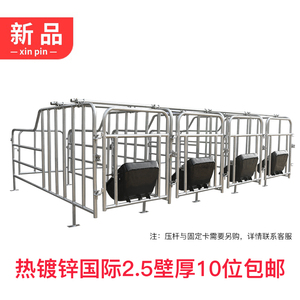农盛乐母猪定位栏限位栏公猪栏10位热镀锌国标定位栏养猪厂设备