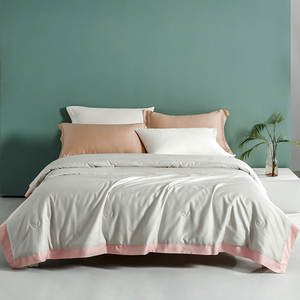 60贡缎莱赛尔纤维再生纤维素天丝棉夏被空调被夏凉被薄被子200230