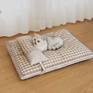 狗垫子冬季保暖睡觉用宠物床可拆洗地垫猫窝四季通用猫咪睡垫狗窝