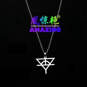 标志定火星华晨宇同款项链演唱会logo吊坠个性潮明星锁骨链