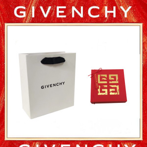 givenchy纪梵希新年礼盒口红礼品袋包装散粉空盒子购物手提纸袋