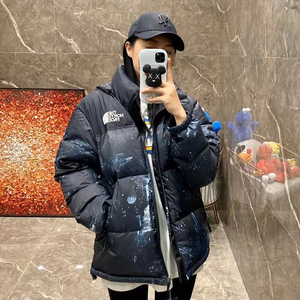thenorthface北面羽绒棉服女加厚保暖满天星夜行者星空棉衣男外套