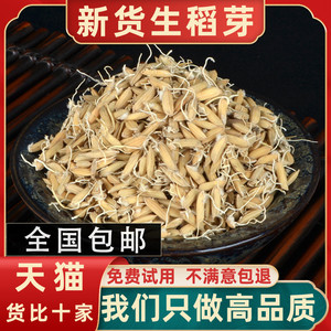 稻芽500g克新货稻谷芽中药材生稻芽另有炒稻芽生麦芽生谷芽双芽水