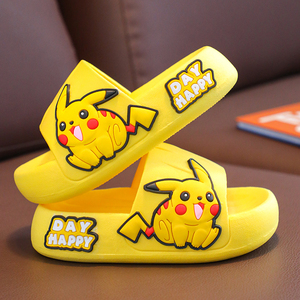 皮卡丘拖鞋儿童网红款宝可梦凉拖鞋二合一室内防滑家用防臭踩屎感