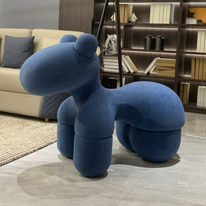 动物座椅pony chair小马椅子设计师款创意单人休闲儿童椅动物坐凳