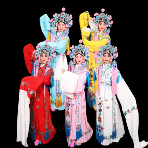 戏曲花旦小姐宫女戏服宫装红娘七仙女演出服古装衣打金枝公主服装