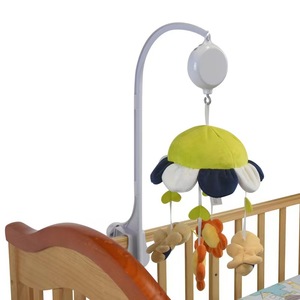 婴儿床铃支架通用型床头摇铃配件吊铃旋转八音盒推车挂饰支架杆