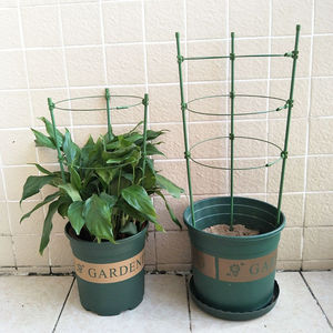 绿植园艺花架室内花卉植物支撑杆攀爬支柱托架花盆爬藤架子花支架