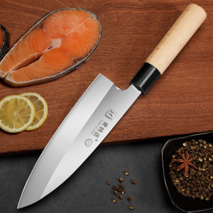 黄铁匠杀鱼刀专用刀出刃刀专业剔骨料理鱼刺割刀剖鱼刀日式鱼头刀