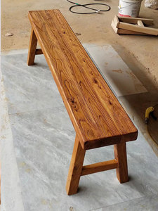 老榆木长条凳风化简约长凳子餐厅饭店板凳儿童矮凳实木换鞋凳方凳